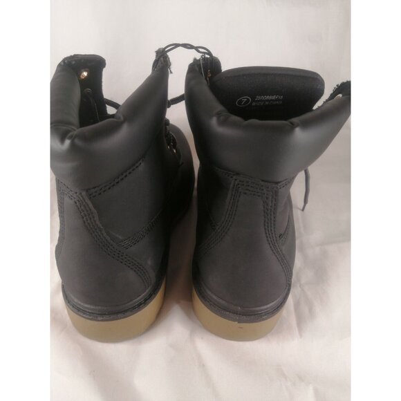 George Fashion Boots Ladies Size 7 Black New Without Box - Picture 5 of 6